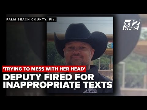Florida deputy fired after inappropriate texts to students