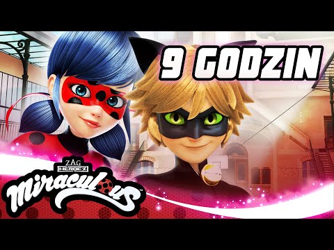 🐞 SEZON 1 – 9 GODZIN ODCINKÓW PO POLSKU 🇵🇱 | Miraculum: Biedronka i Czarny Kot | Miraculous