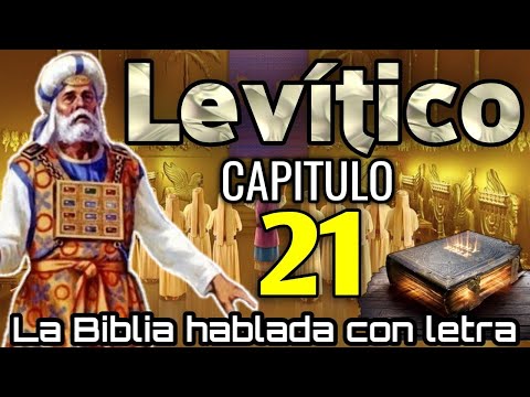 🔴 LEVÍTICO Capitulo 21 hablado con letra ( Santidad de los sacerdotes ) LA BIBLIA HABLADA 📥Audio👇🏻🎵