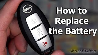 How to Replace Your NISSAN Key Fob Battery!
