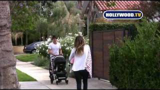 Cam Gigandet And Girlfriend Dominique Geisendorff  Out And About