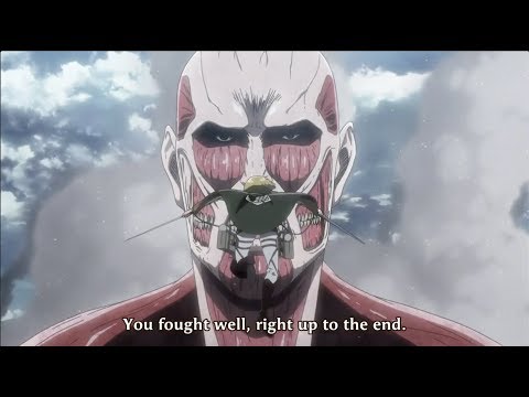 Eren & Armin vs Colossal Titan FULL FIGHT SUBBED | Attack on Titan Season 3 Part 2