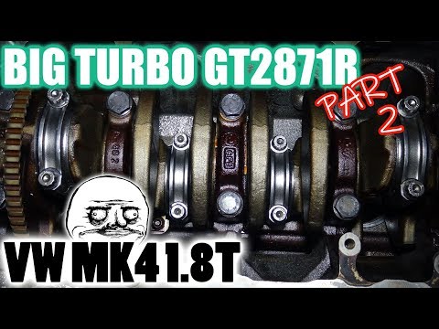 VW MK4 1.8t Big Turbo GT2871R Part 2