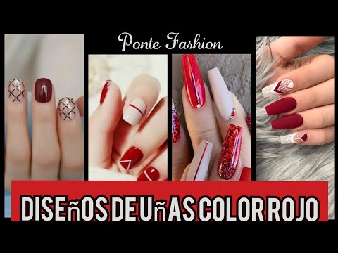 UÑAS COLOR ROJO 2020/2021❤️/ NAILS FASHION/