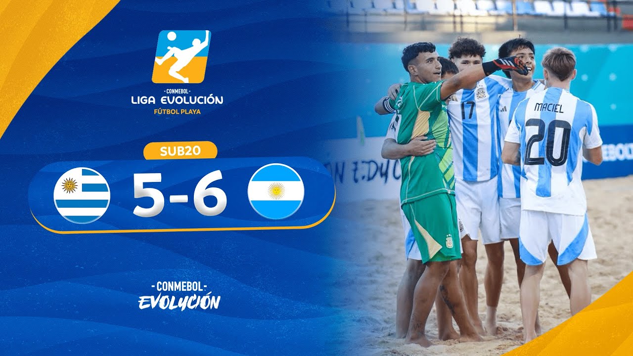 HIGHLIGHTS  | URUGUAY vs. ARGENTINA | CONMEBOL LIGA EVOLUCIÓN FÚTBOL PLAYA - ZONA SUR | SUB20