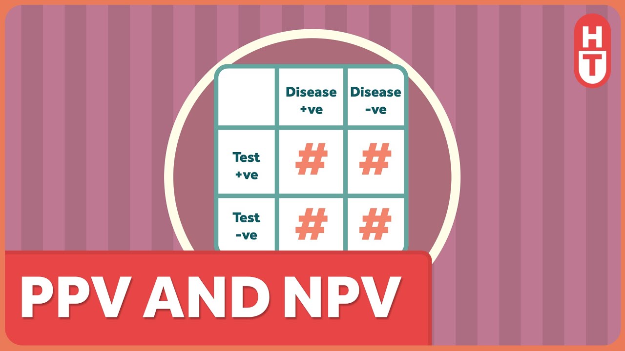 Diagnoses, Predictive Values, and Whether You're Sick or Not: NPV and PPV - YouTube