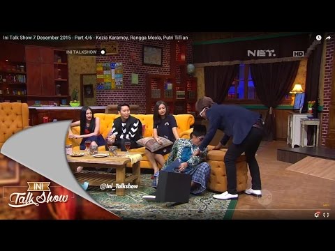 Ini Talk Show 7 Desember 2015 - Part 4/6 - Kezia Karamoy, Rangga Meola, Putri TiTian