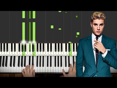 Justin Bieber - Intentions (Piano Tutorial Lesson)