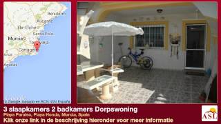 preview picture of video '3 slaapkamers 2 badkamers Dorpswoning te Koop in Playa Paraiso, Playa Honda, Murcia, Spain'