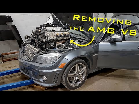 Disassembling a C63 AMG Entirely - Project 630SL Part 2