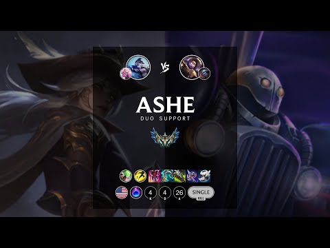 Ashe Support vs Blitzcrank - NA Challenger Patch 12.12