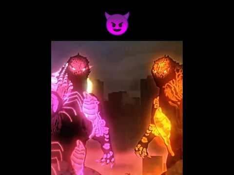 Evolved Godzilla vs ThermoNuclear Godzilla ☠️ #godzillla #godzillaedit #slick #godzillaevolved #fyp