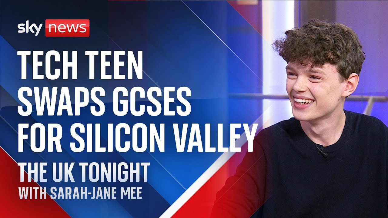 Teenager swaps GCSEs for Silicon Valley after AI start-up secured $1m investment