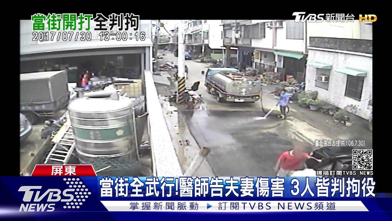 當街全武行！醫師告夫妻傷害　3人皆判拘役