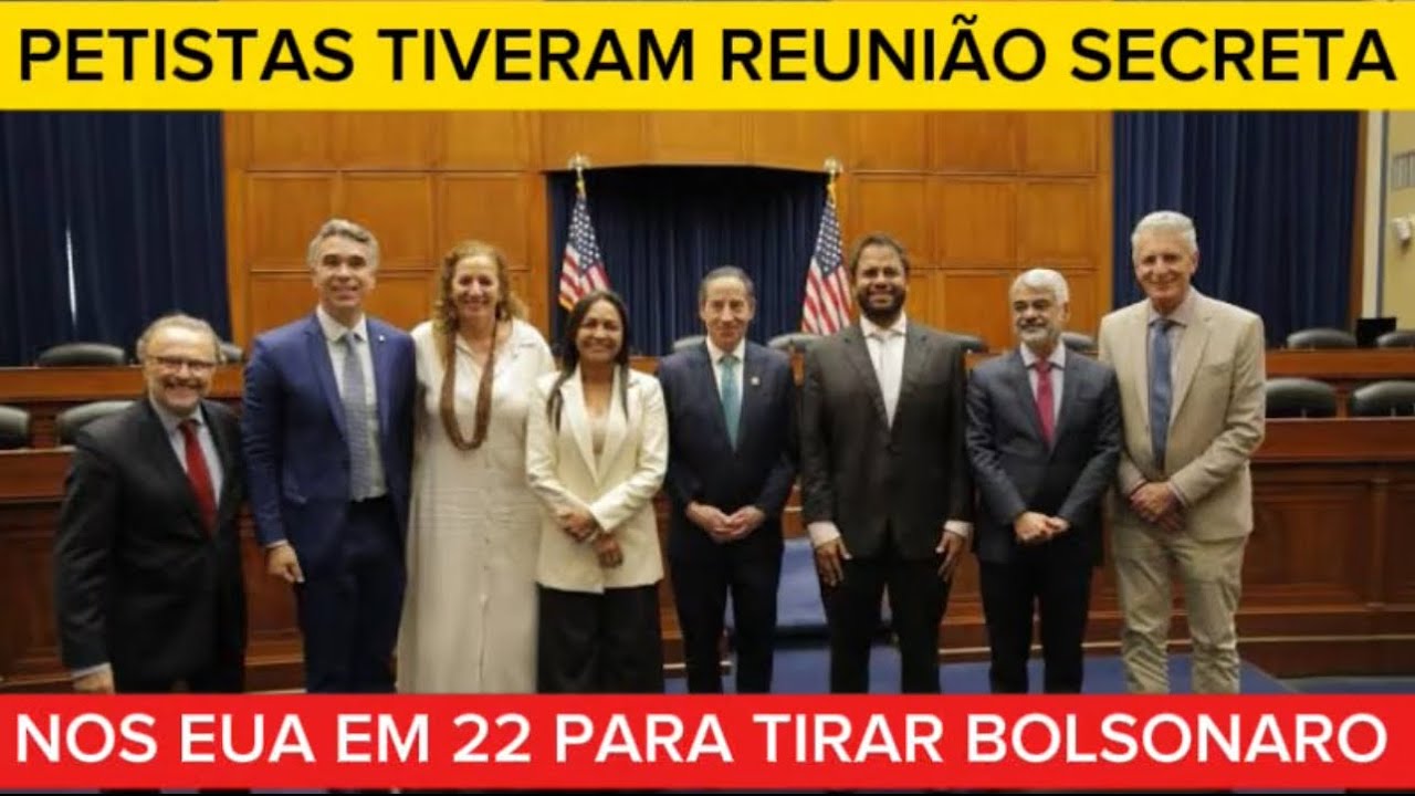 BOMBA: REUNIÃO Secreta do PT em 2022 nos ESTADOS UNIDOS revelada