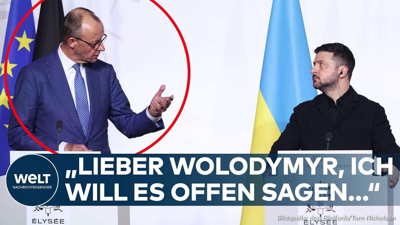 UKRAINE-KRIEG: Merz will Waffenstillstand mit absichern! Aber stellt eine knallharte Bedingung!