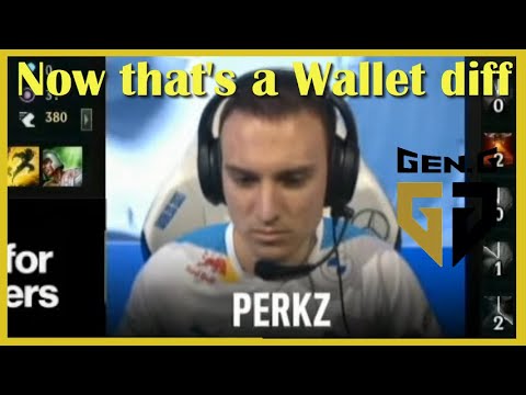 C9 Perkz trying to 1v9 against a 10k Gold Lead