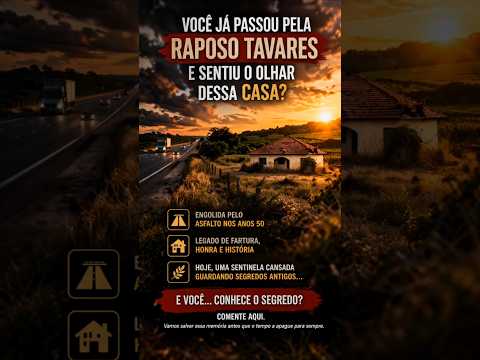 VOCÊ JÁ VIU ESSA CASA NA RAPOSO TAVARES?