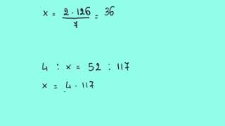 CALCOLO DEL TERMINE INCOGNITO DI UNA PROPORZIONE