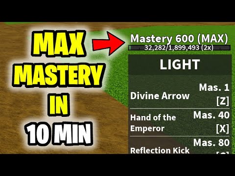 HOW TO GET MAX MASTERY IN 10 MINUTES (Blox Fruits)