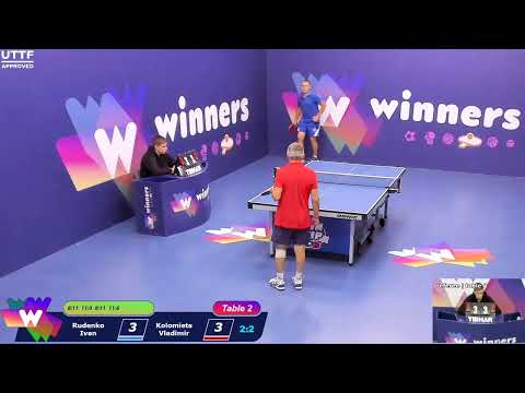 WINners CUP table 2  09.09 Rudenko Ivan - Kolomiets Vladimir  14:30