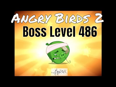 Angry Birds 2 Boss Level 486 3 Star Walkthrough Gameplay