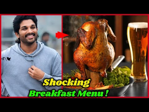 Breakfast Menu of South Indian Actors | Allu Arjun, Ram Charan, Vijay Deverakonda, Mahesh Babu