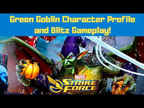 Green Goblin Profile and Blitz Gameplay - Marvel Strike Force