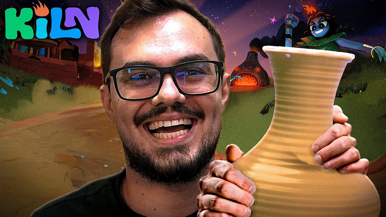 CRIEI MEU PROPRIO VASO NESSE JOGO - Kiln com os Amigos