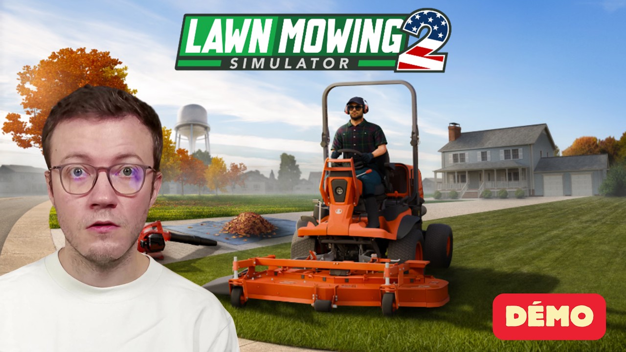 Lawn Mowing Simulator 2 — Lawn Mowing Simulator 2 : J'ouvre ma société de jardinage ! Démo