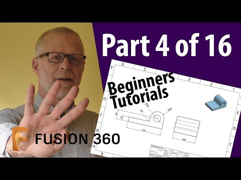 Fusion 360 Beginner Tutorials Part 4 of 16