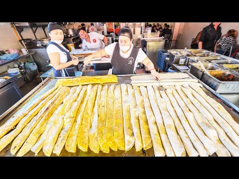 MASSIVE Mexican STREET FOOD Tour in MEXICO CITY! MACHETE TACOS + SPICY TACOS AL PASTOR from HEAVEN!