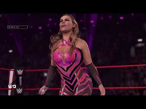 WWE 2k22 Chyna/Sasha Banks vs. Natalya/Carmella: RAW