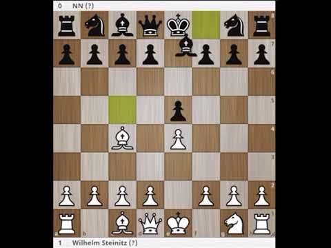 Wilhelm Steinitz  Vs NN