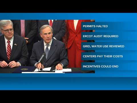 Data center approvals in Texas halted until audits completed ...