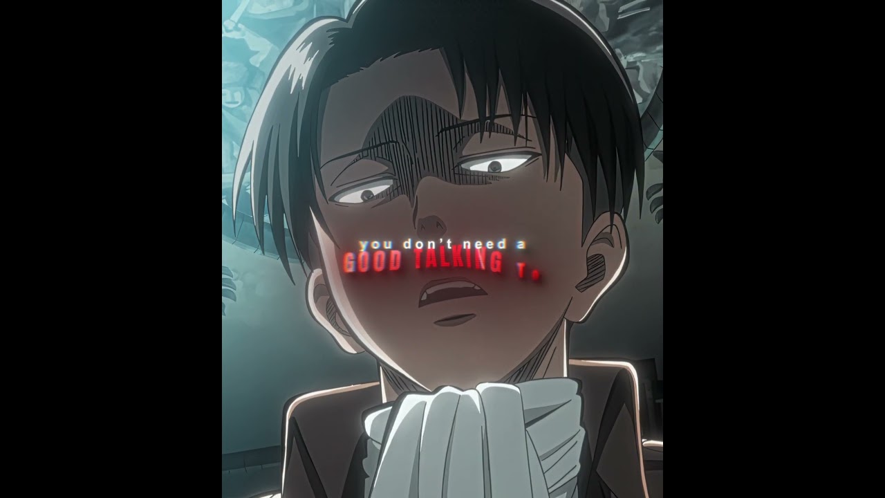 "The Best SIDE Character" 🗿 | Levi Ackerman Edit | LUZ ROJA (Slowed)