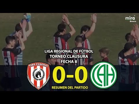TIRO FEDERAL vs ATLÉTICO HUANGUELÉN - Resumen (0-0) | Fecha 8 Clausura LIGA REGIONAL DE FÚTBOL