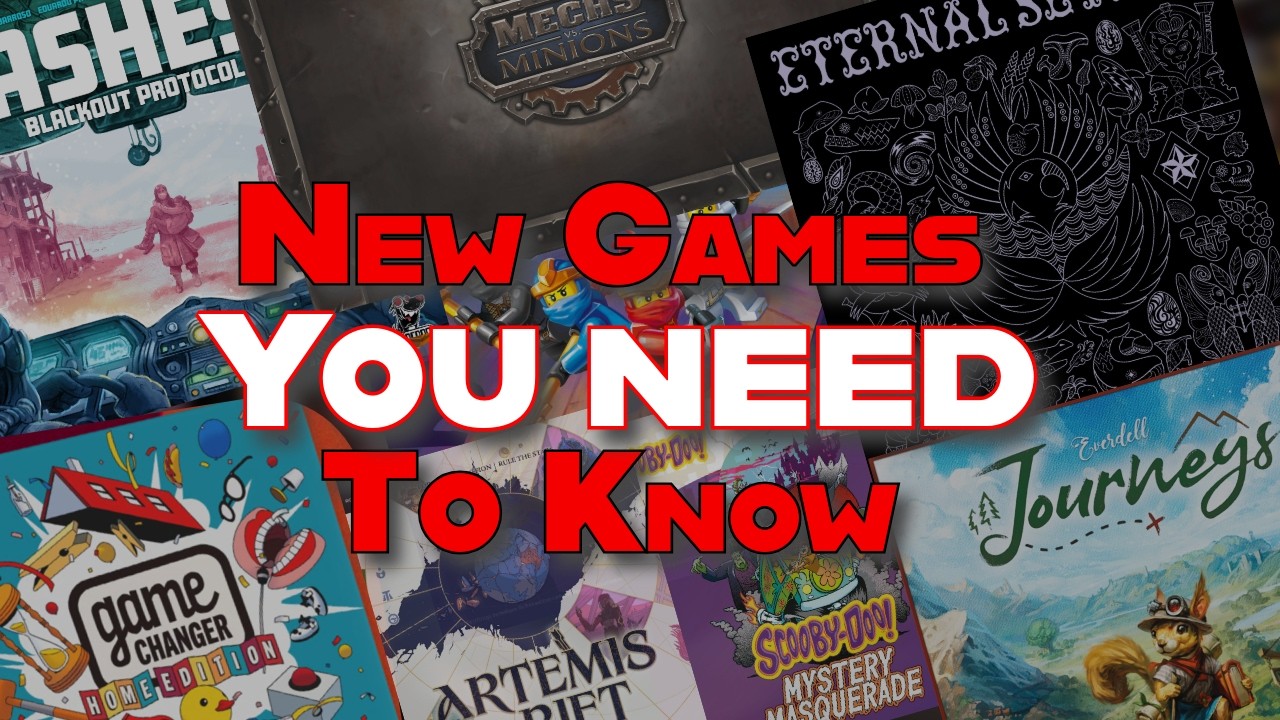 58 MORE Upcoming NEW Board Games You Need to Know About (PLUS A New #1 Wishlist Game?!?!)