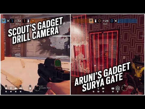 Scout Operator - Y5S3 and Aruni Operator - Y5S4 Gameplay + Gadgets - Rainbow Six Siege
