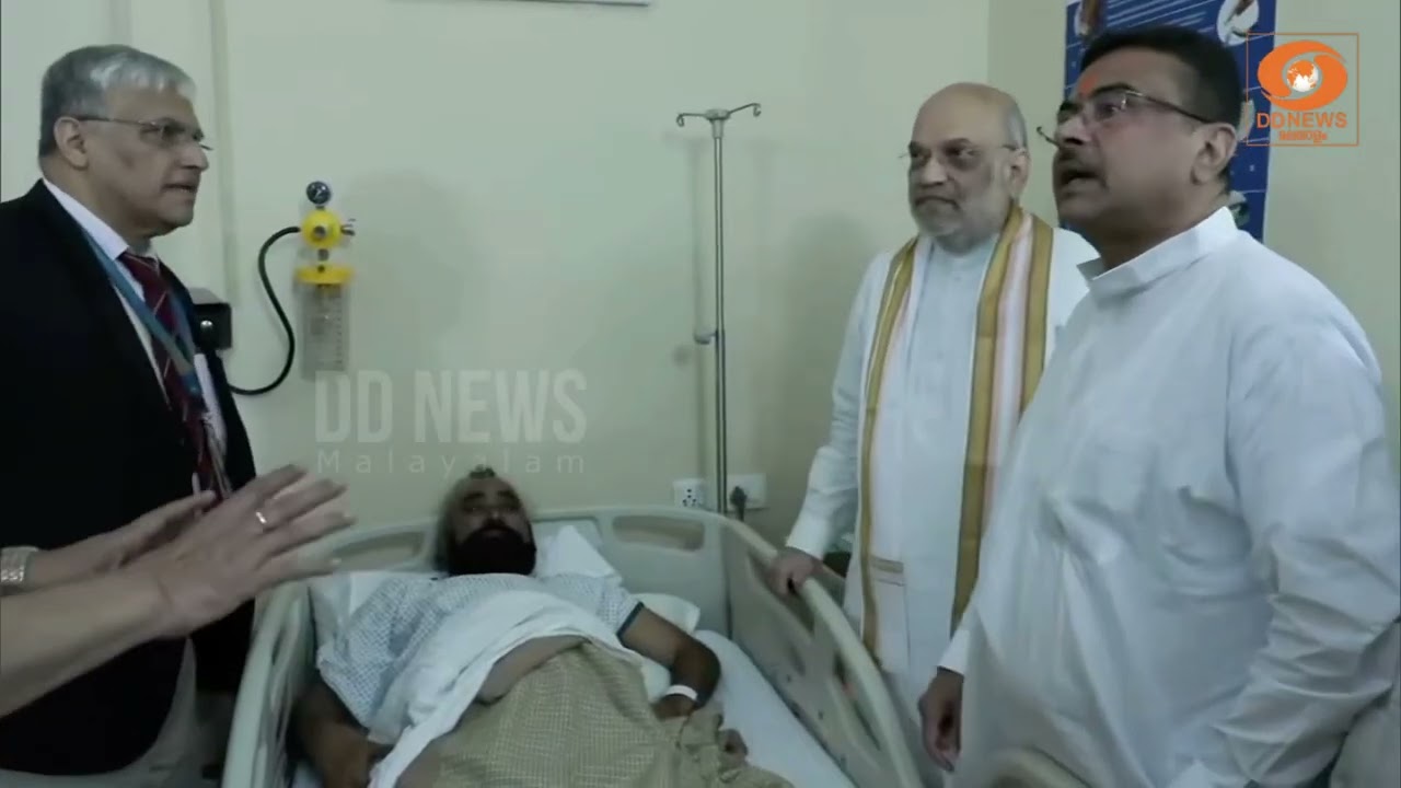 ദുർഗാപൂജാ പന്തലിൽ ദുരന്തം; പരിക്കേറ്റവരെ സന്ദർശിച്