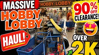 HOBBY LOBBY 90% OFF SPRING SHOP CLEARANCE HAUL🏃‍♀️HOBBY LOBBY 90% OFF SPRING SHOP #new #hobbylobby