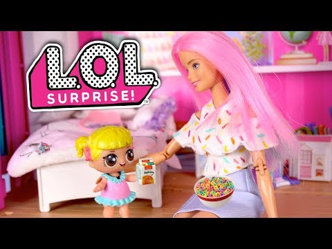 Barbie LOL Goldie Family Morning Routine for Weekend Game Day