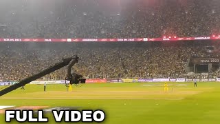 Csk Winning moment full video | Jadeja winning shot | Chennai ipl 2023 winning moment