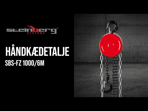 Produktvideo - Håndkædetalje - 1000 kg - 6 m