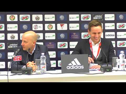 A DVSC-Videoton meccs utáni sajtótájékoztató (2017.11.18.)