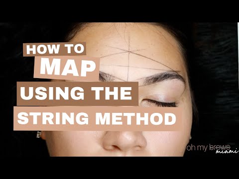Brow Mapping using the String Method