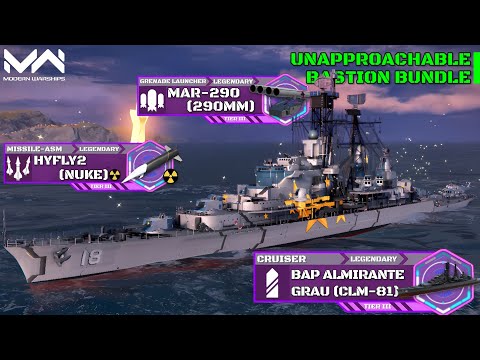 BEST CRUISER! BAP Almirante Grau (CLM-81) From Unapproachable Bastion Bundle! | Modern Warships