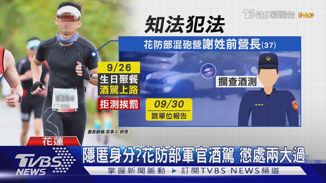 知法犯法!演訓前酒駕拒測 前營長遭拔官