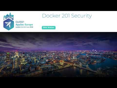 Image thumbnail for talk Docker 201 Security