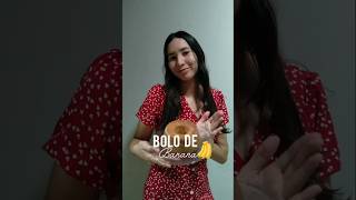 Bolo de banana na airfryer #short #receita #bolos #receitafácil #banana #viral